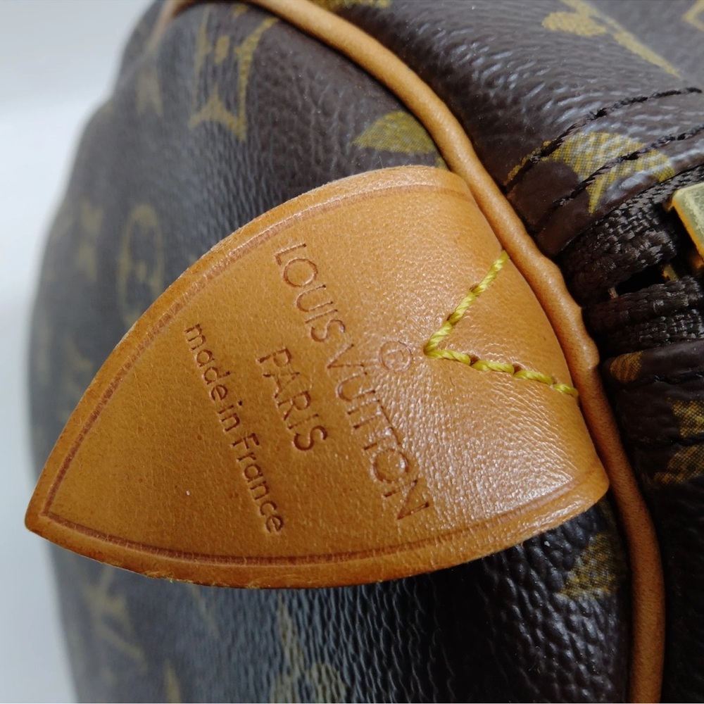 Louis Vuitton Monogram Canvas Brown with Tan Travel Duffle Bag - Picture 7 of 9